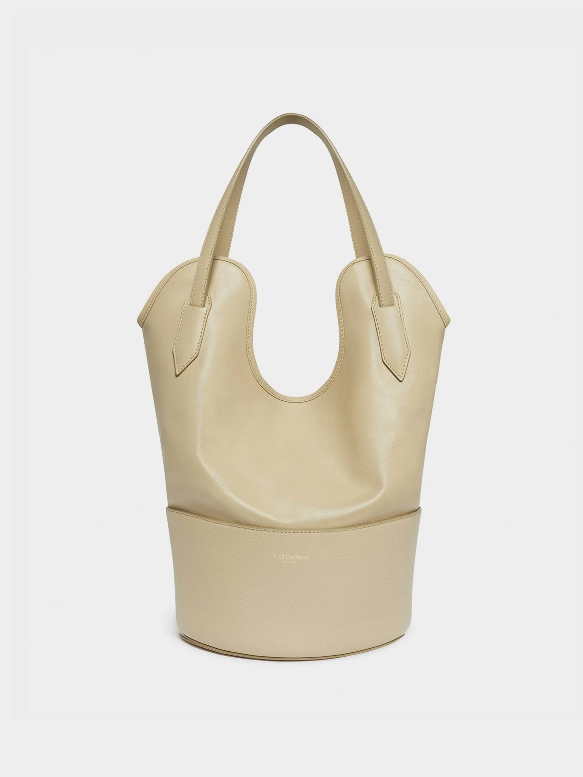 Cappuccino Small Ray bucket bag