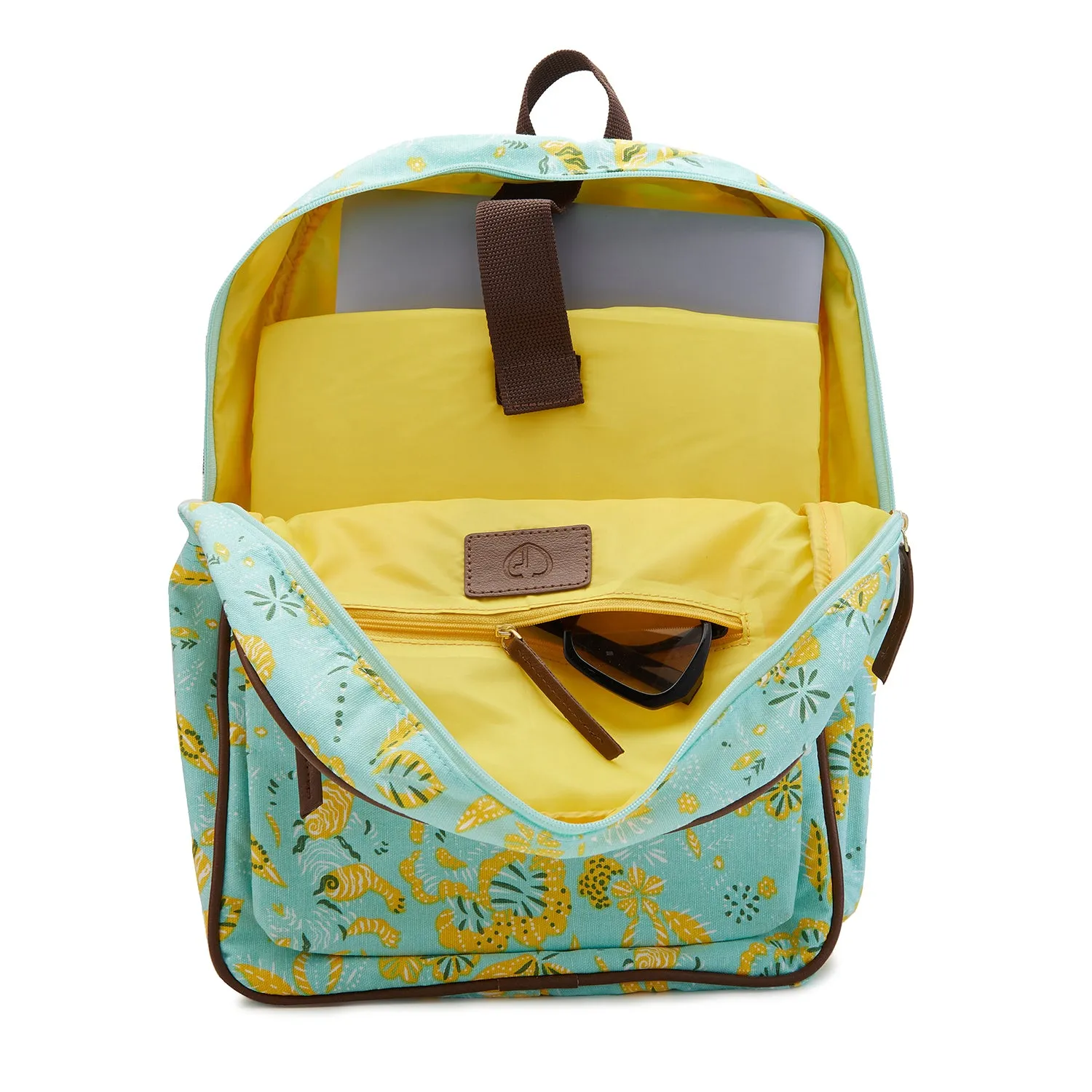 Caprese Hazel Laptop Backpack Large Aqua