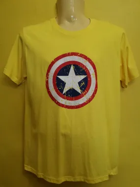 Captain America T-shirt Yellow