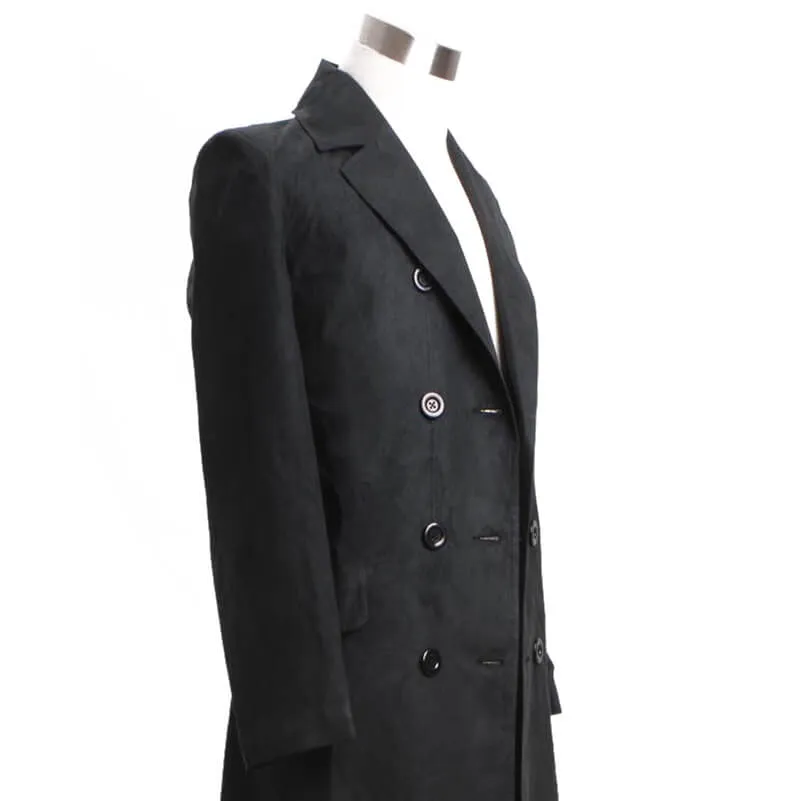 Captain Jack Harkness Trench Coat Doctor Who Black Wool Coat Jacket ACcosplay