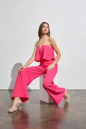 Captivating Allure Strapless Jumpsuit