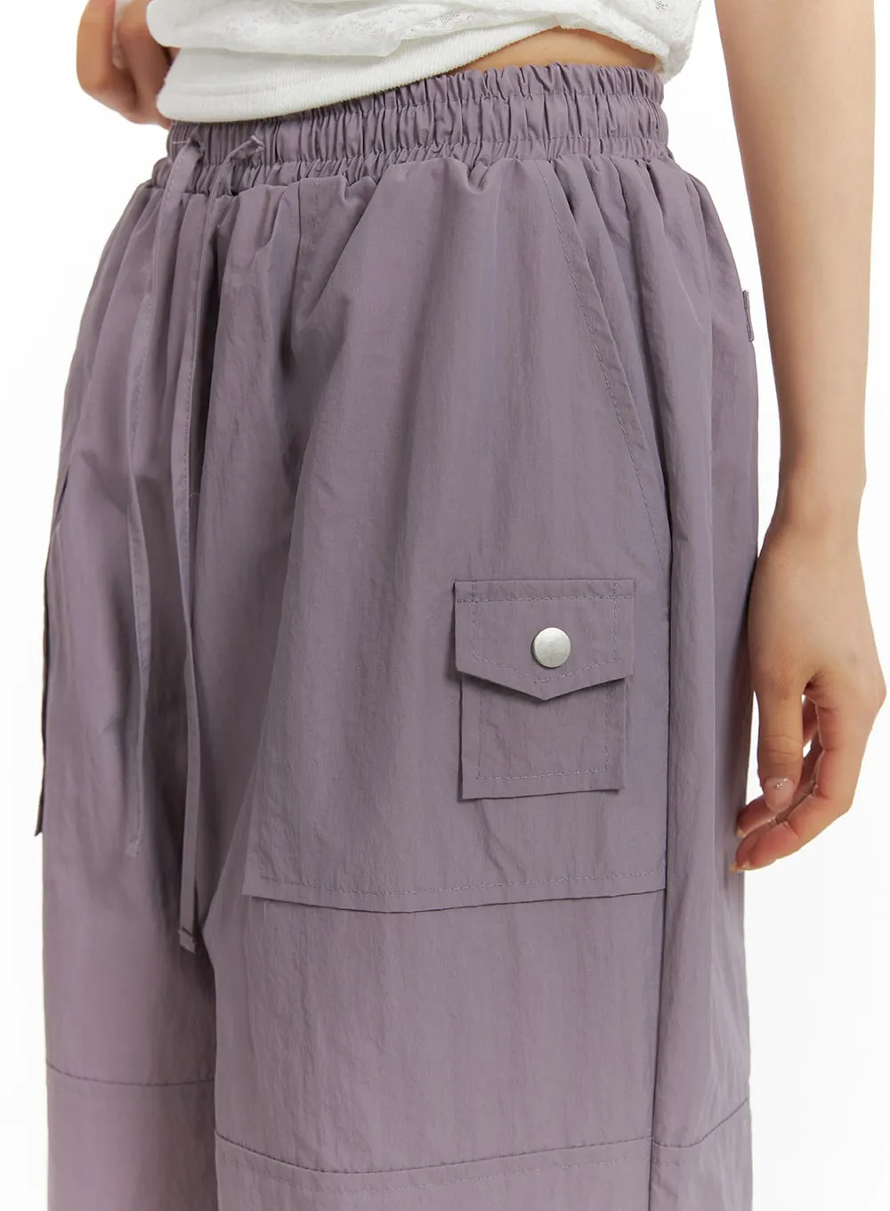 Cargo Pocket Wide Leg Trousers CM406