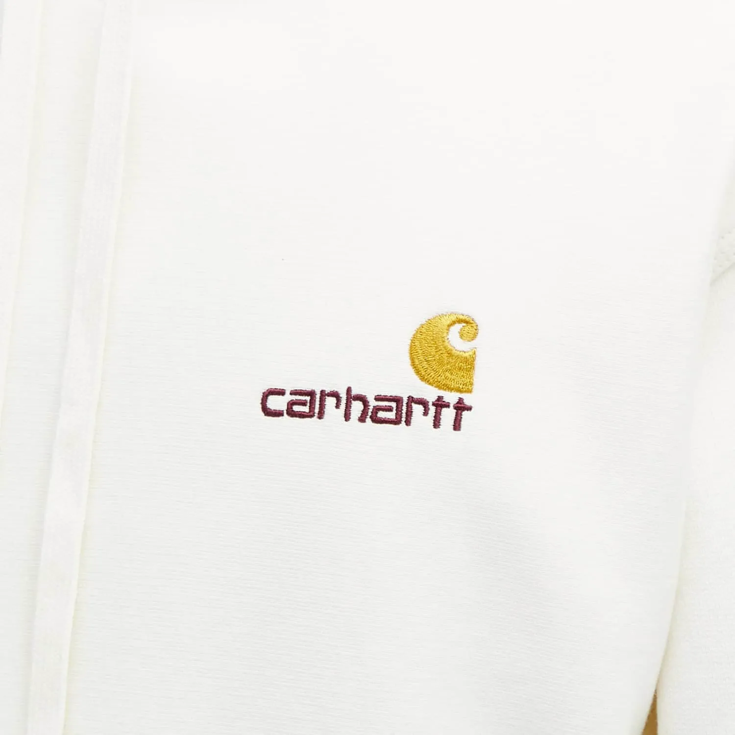 Carhartt Wip American Script Crew Sweat Hoodie, white