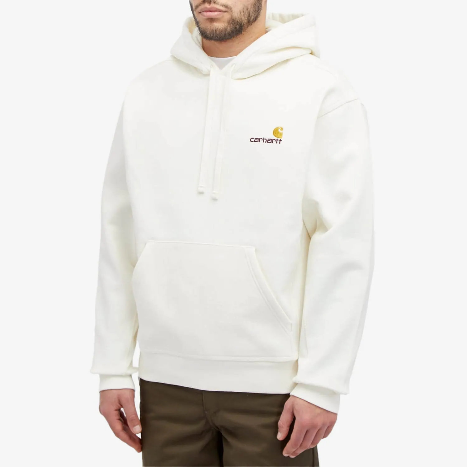 Carhartt Wip American Script Crew Sweat Hoodie, white