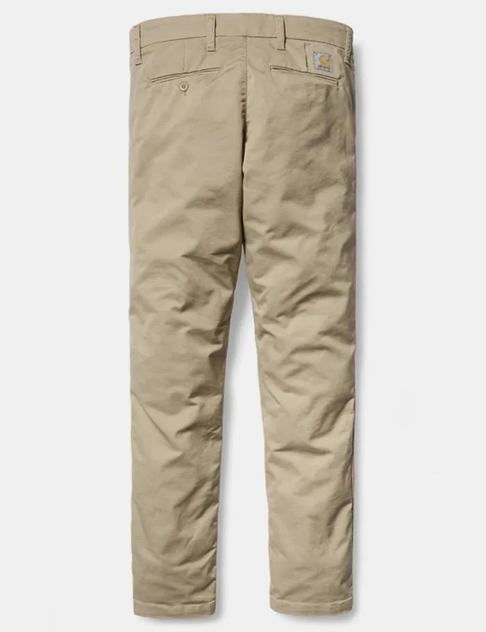 Carhartt-WIP Sid Pant Chino (Slim) - Khaki Leather Rinsed