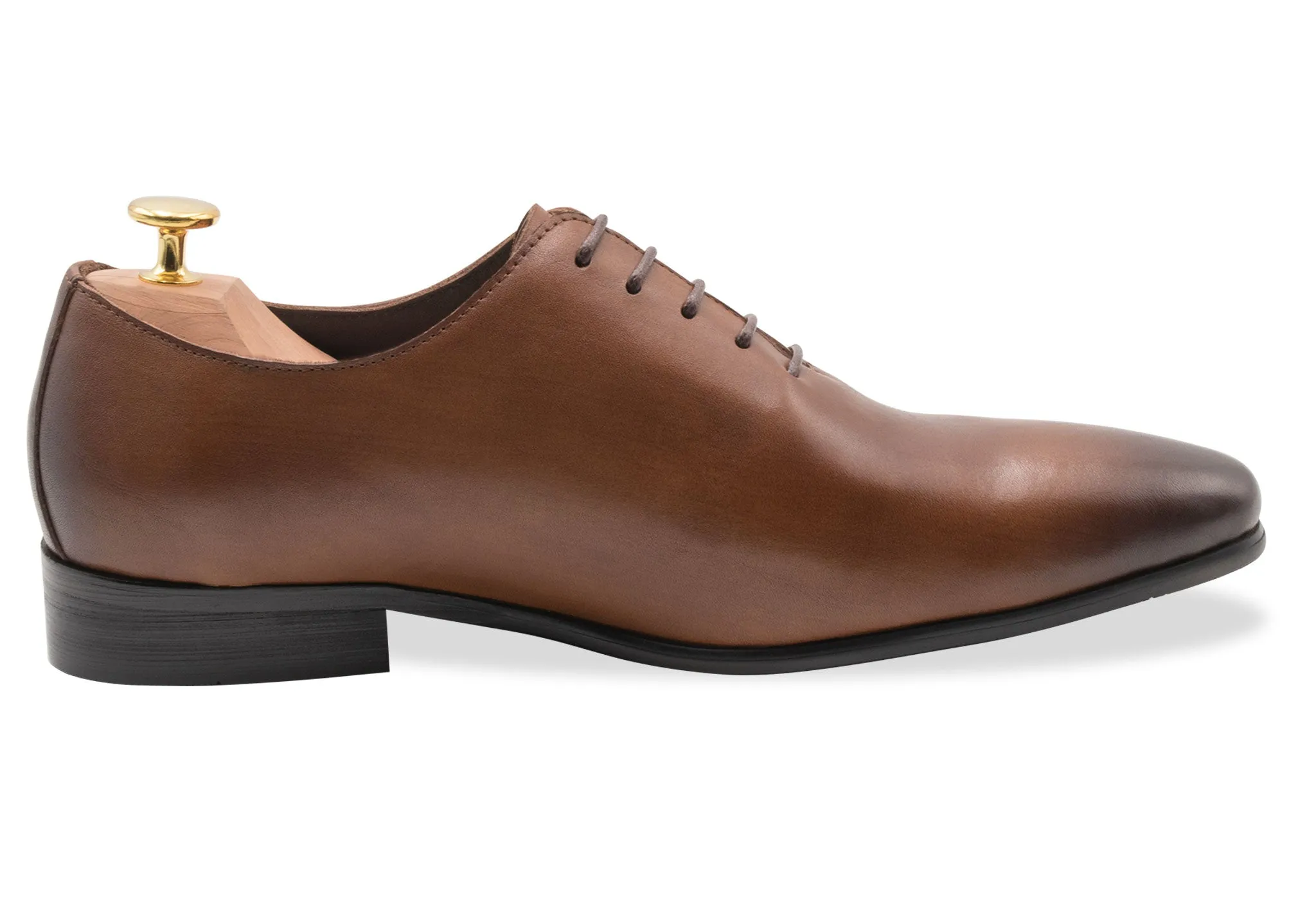 Carlota Blake Stitch Chestnut Oxford