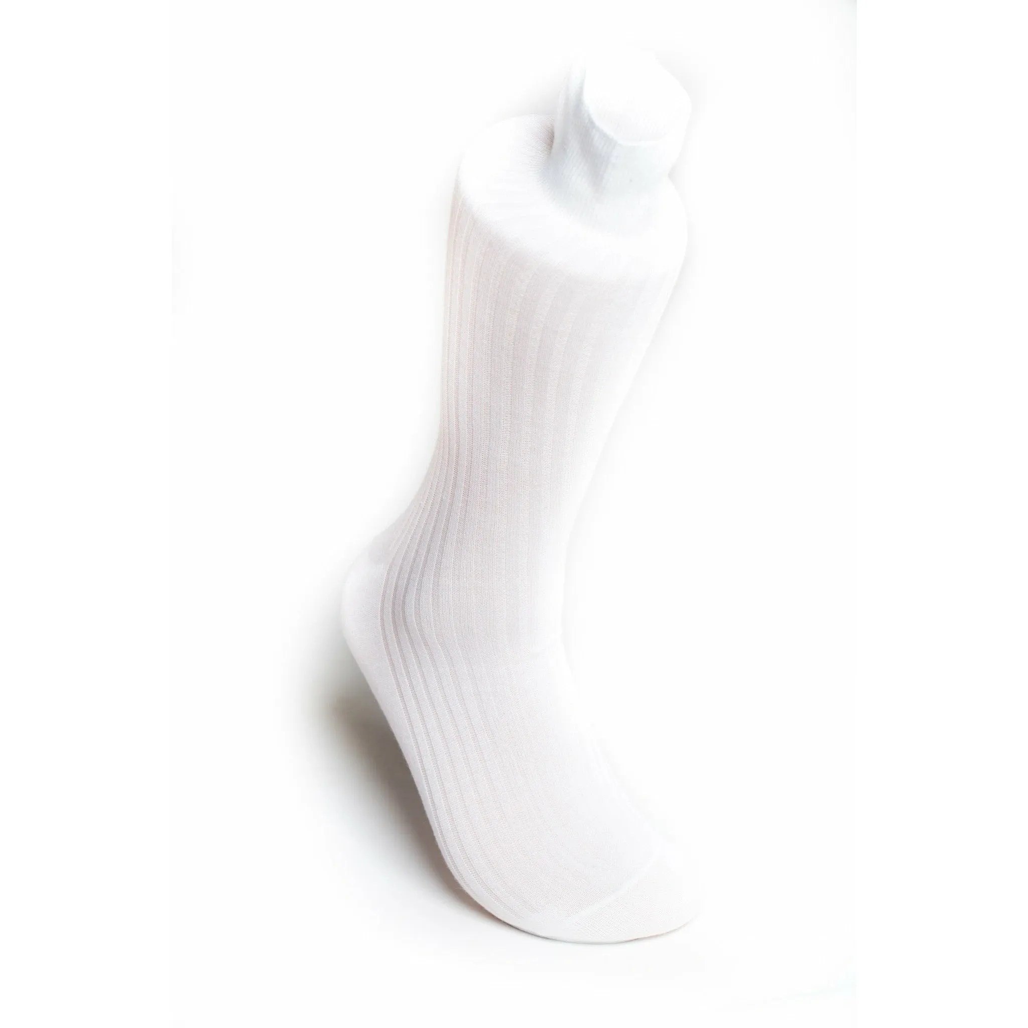 Carlotti White Dress Sock