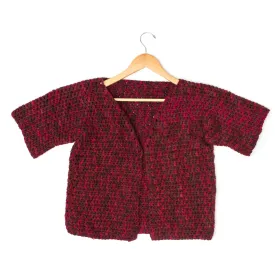 Caron Crochet Anywhere Short-Sleeved Cardi