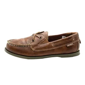 Carter'S Bauk Boat Lace-Up Shoes Leather Brown Colour For Kids