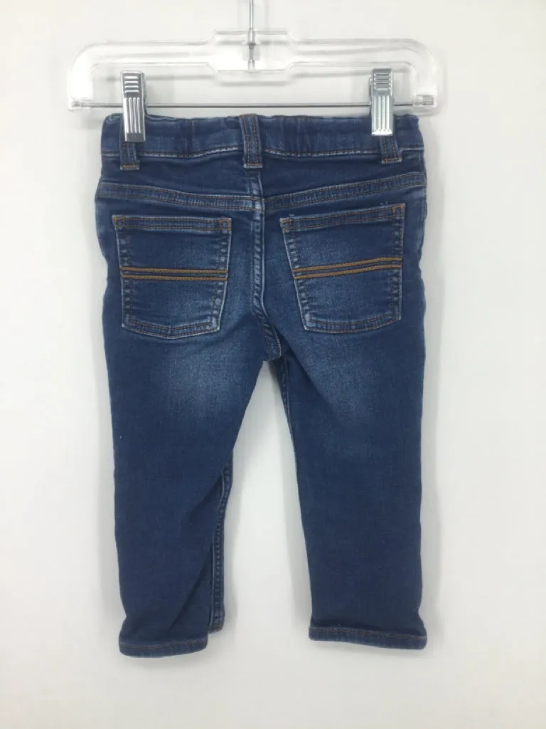 Carter's Child Size 18 Months Blue Solid Jeans - boys