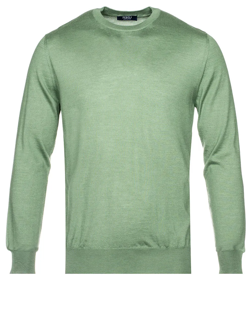 Cashmere & Silk Crew Neck Green