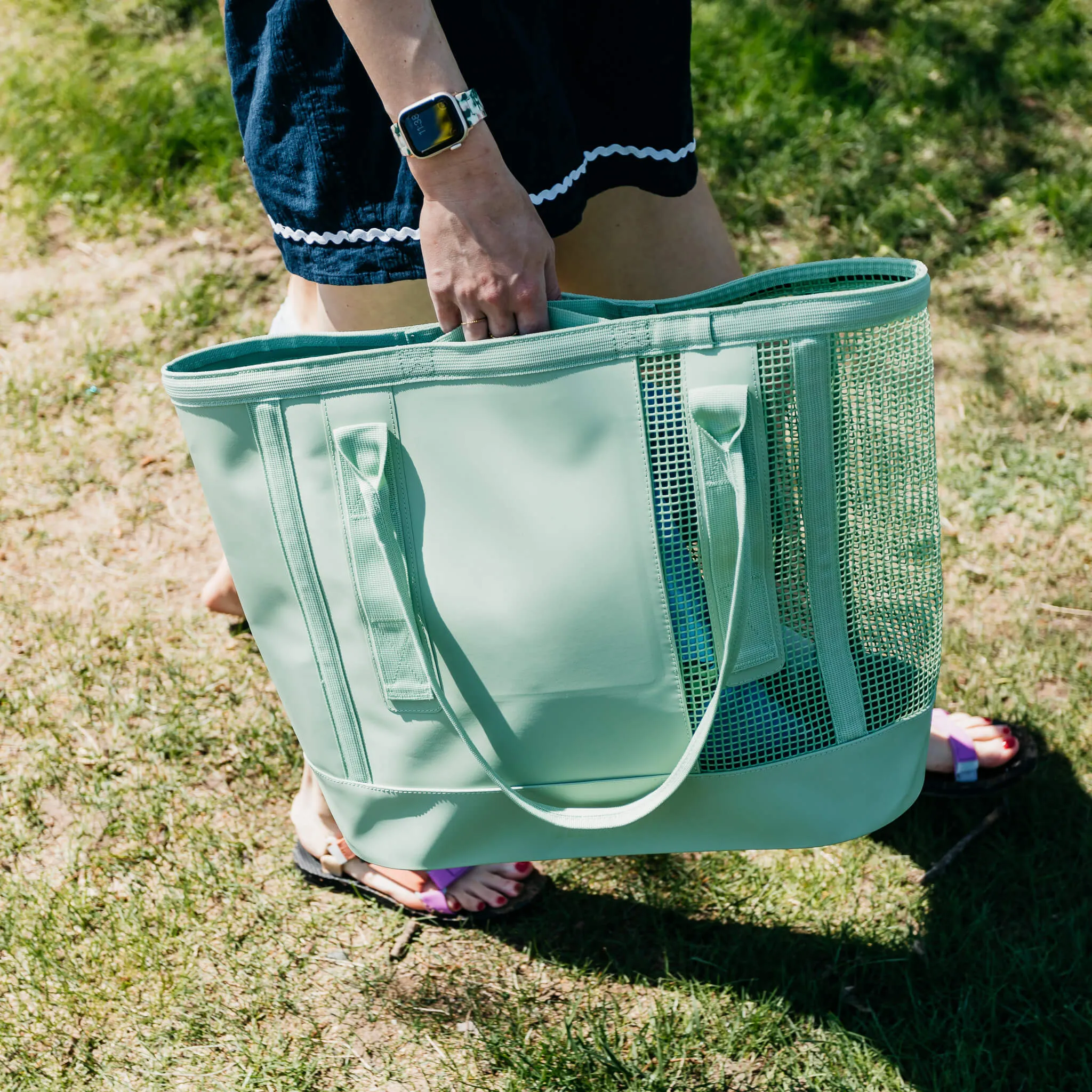 CASSI | Beach Tote Bag | Waterproof Bottom