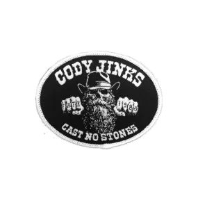 Cast No Stones Woven Patch