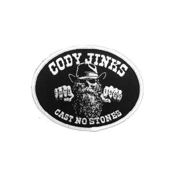 Cast No Stones Woven Patch