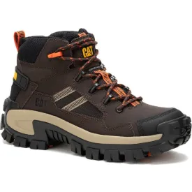 Cat Men's Invader Mid Vent CT Slip Resist Work Boot -Coffee- P91663