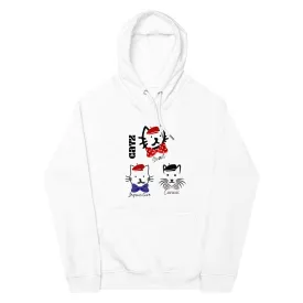 Cats, sustainable hoodie