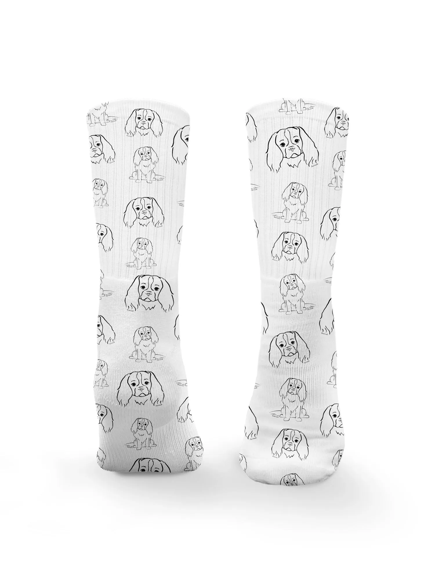 Cavalier King Charles Spaniel Crew Socks