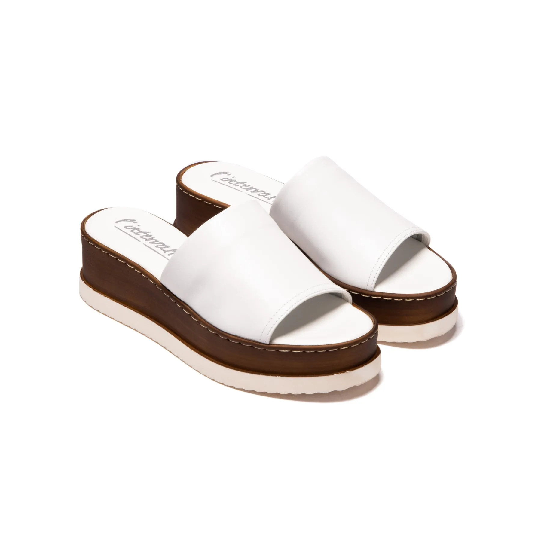 Cefalu White Leather