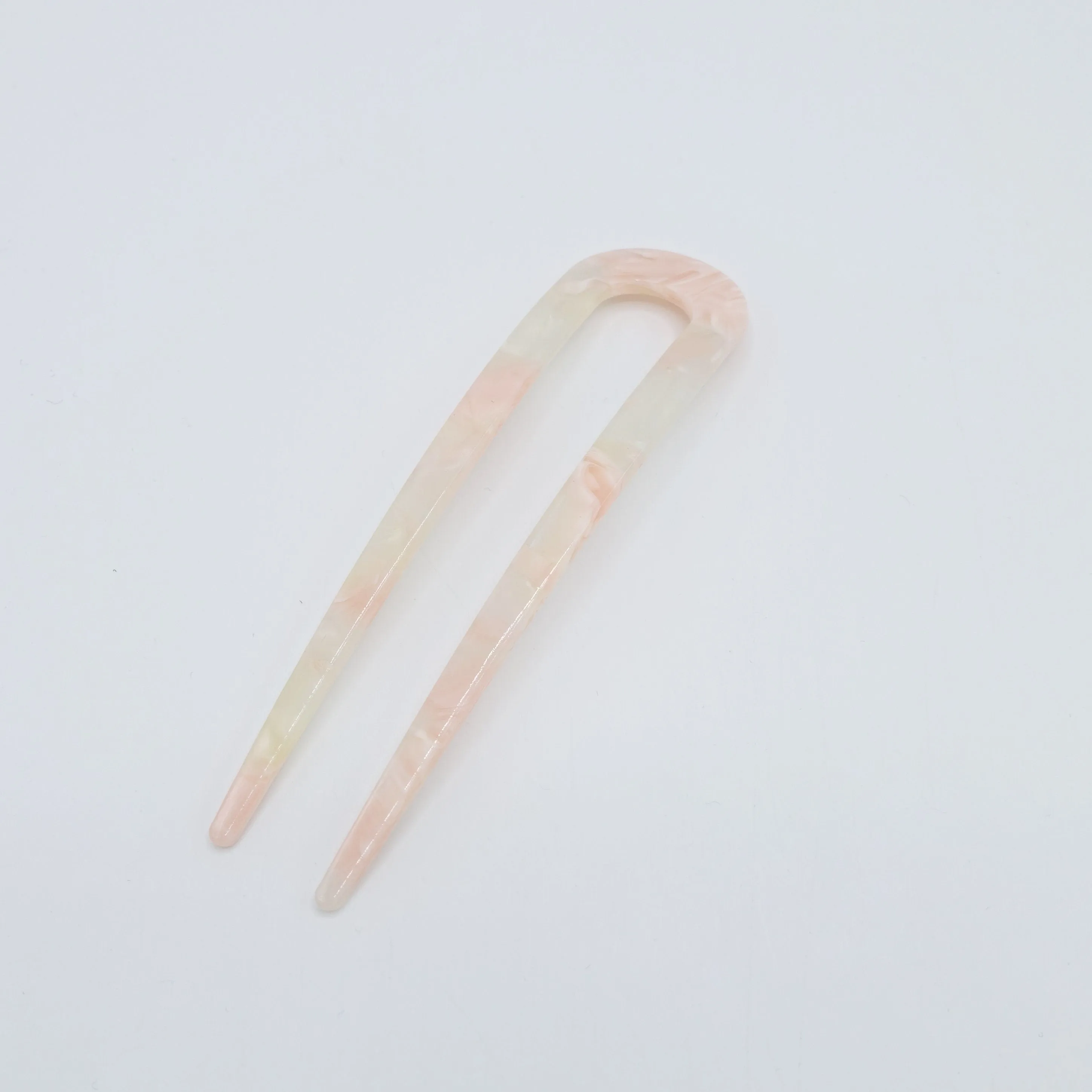 cellulose acetate marble hair fork stick regular size