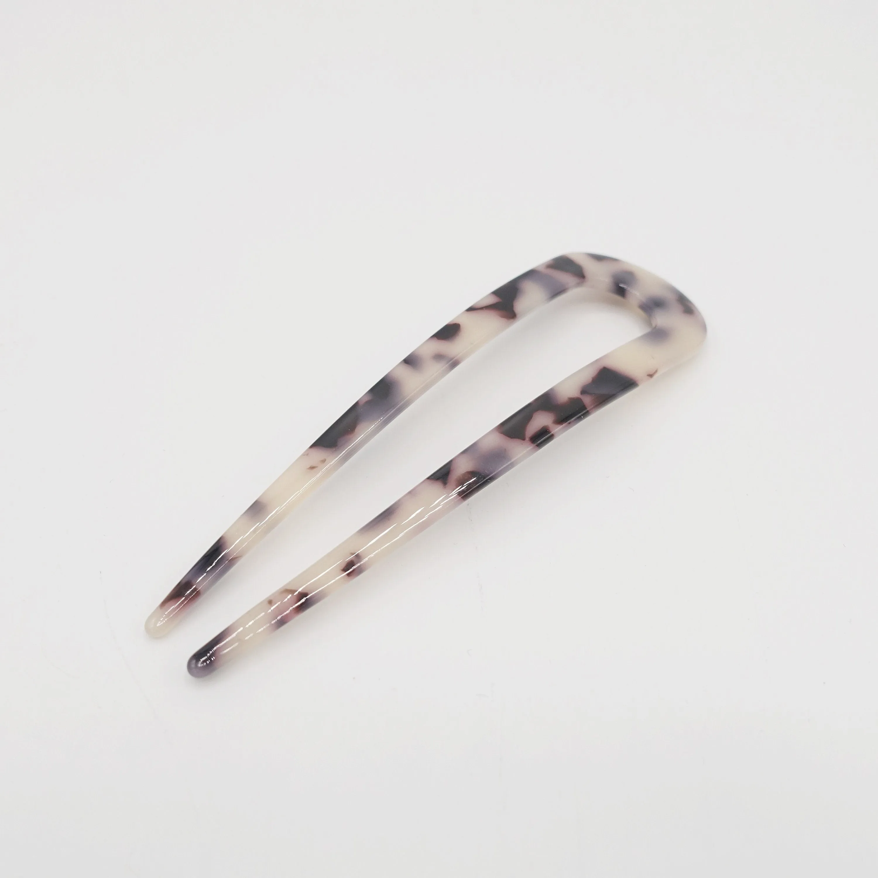 cellulose acetate marble hair fork stick regular size