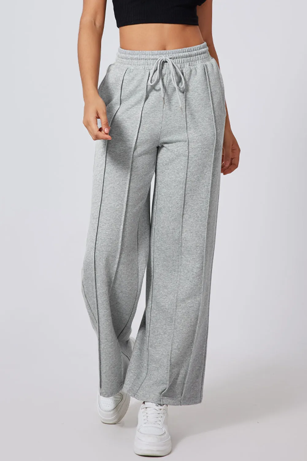 Center Seamed High Waist Sweatpants