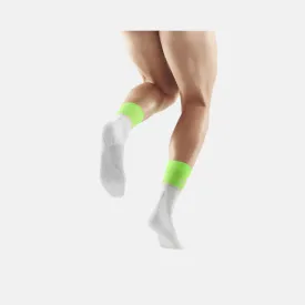 Cep The Run Mid Cut Men's Socks  -Green/White