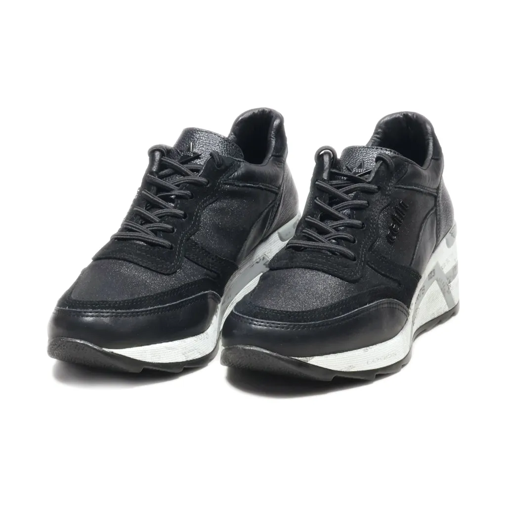 Cetti Low-Top Sneakers Leather Black Colour For Women