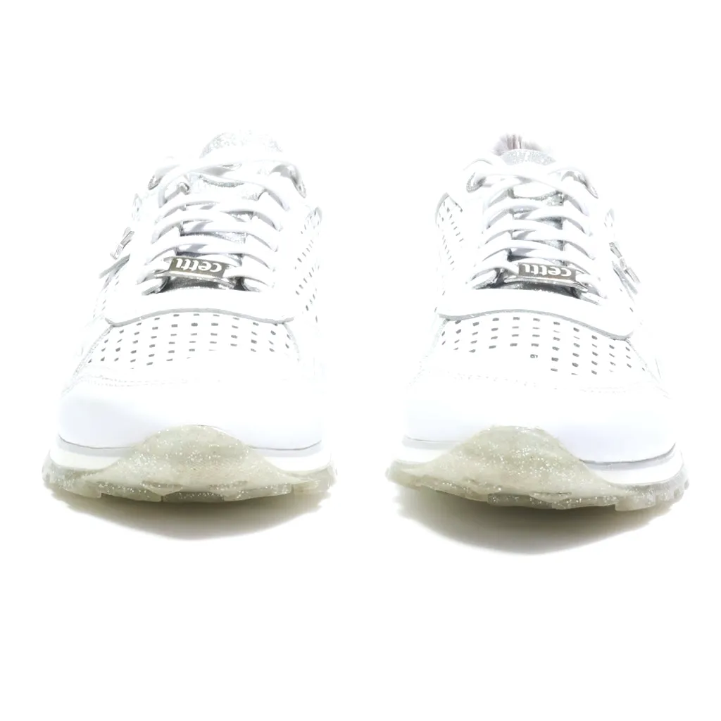 Cetti Low-Top Sneakers Leather White Colour For Women