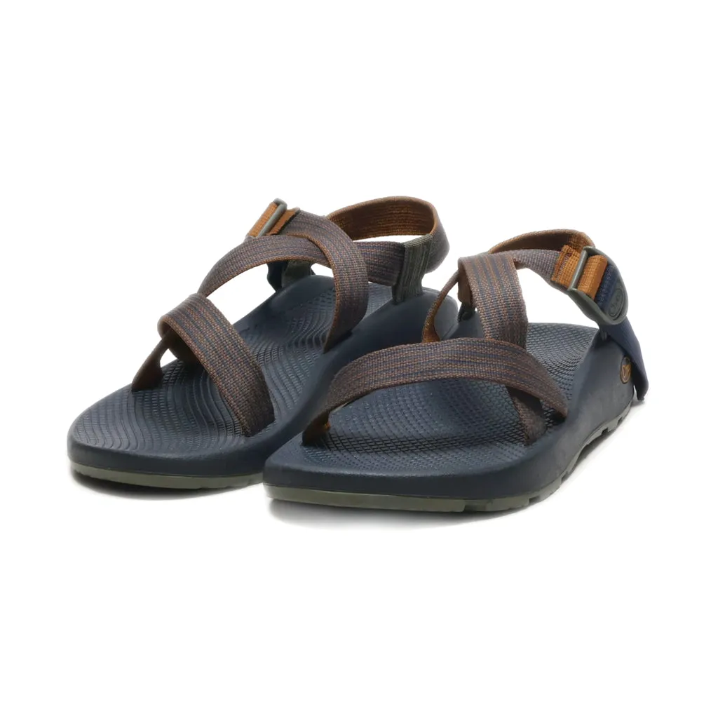 Chaco Z/1 Classic Flip Flops Fabric Brown Colour For Men