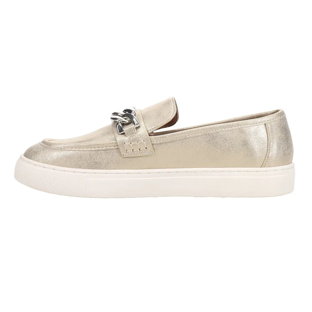 Chain Reaction Metallic Slip On Sneakers