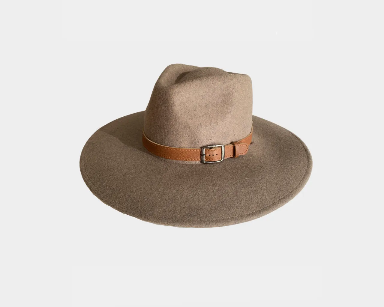 Chalet Brown Felt Panama Style Hat - The Aspen