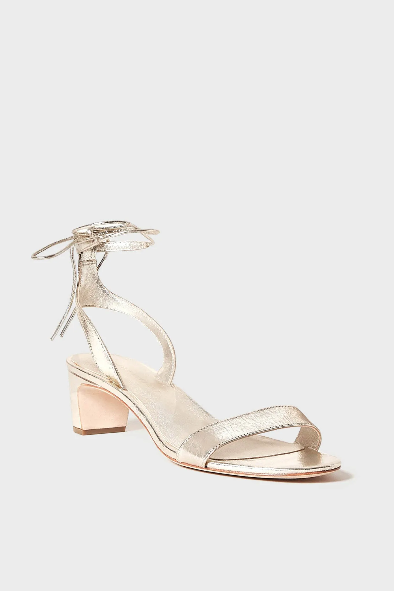 Champagne Jackie Ankle Wrap Sandal