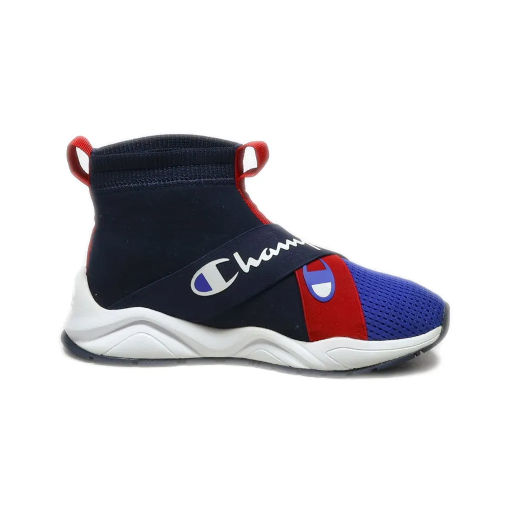 Champion Rally Crossover Sneakers Fabric Blue Colour For Kids