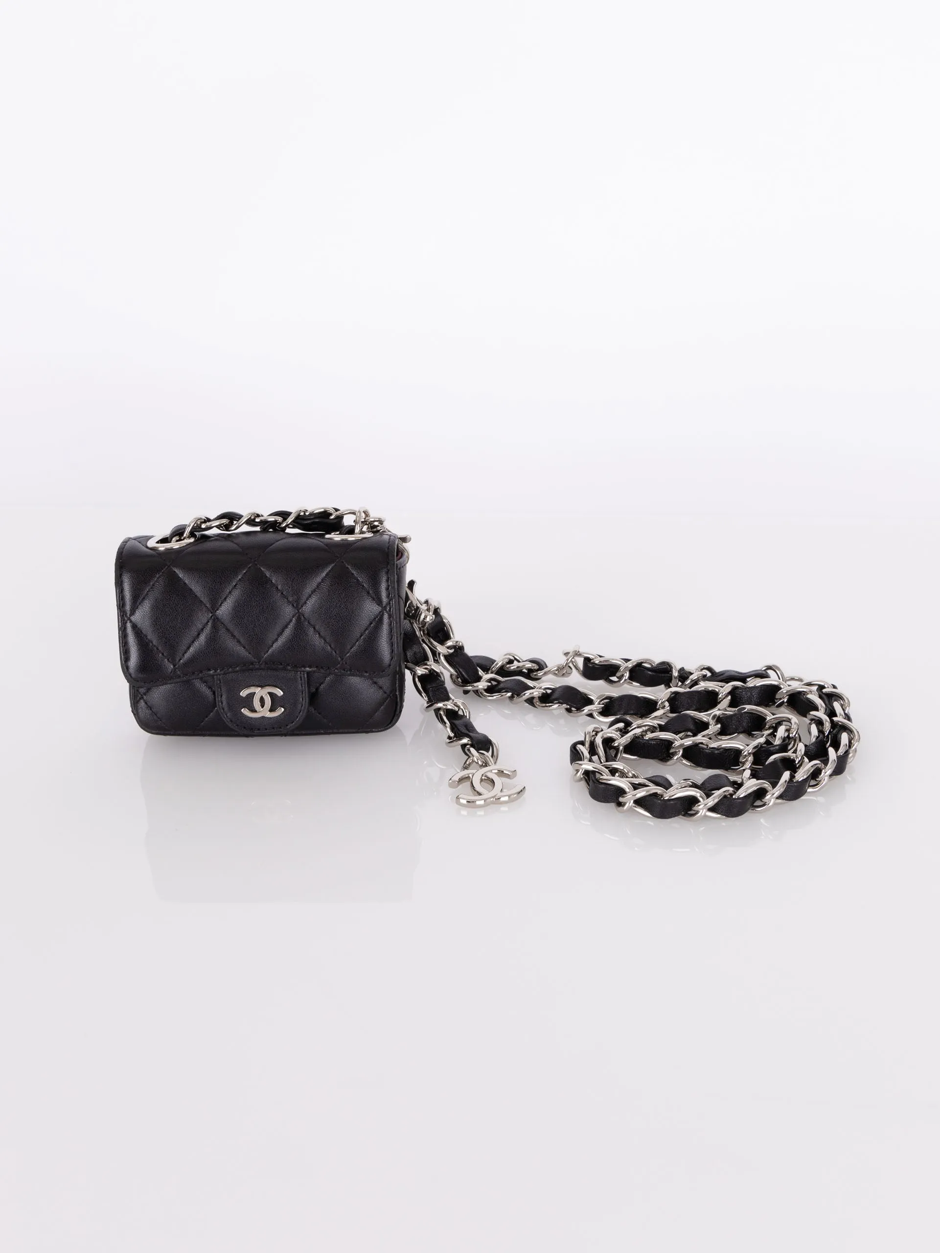 Chanel 2021 Lambskin Mini Belt Bag