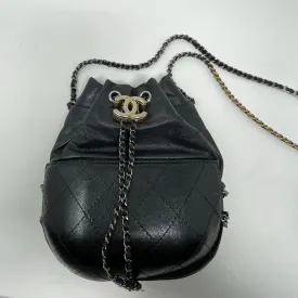 Chanel Bucket Gabrielle Small Leather Crossbody Bag!