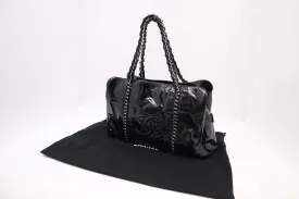 Chanel Shoulder Tote Bag in Black Patent Leather