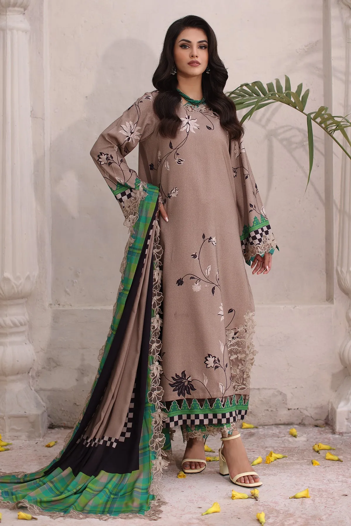 Charizma Virsa Winter Linen with Shawl – CVW4-02