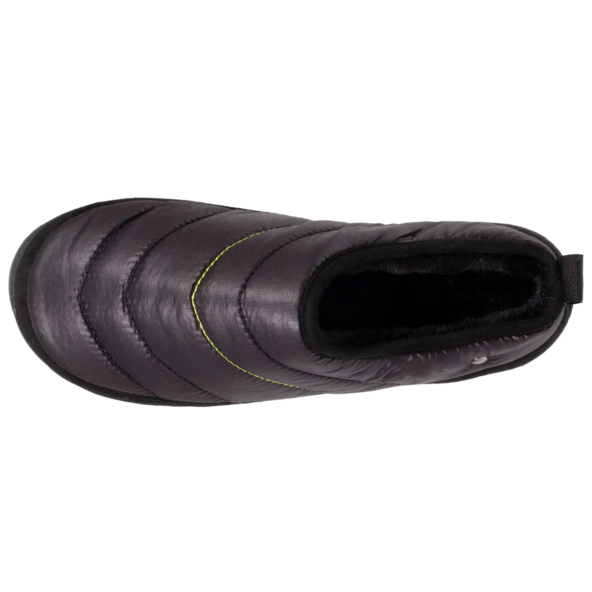 Chaussons mules crantée Homme Noir