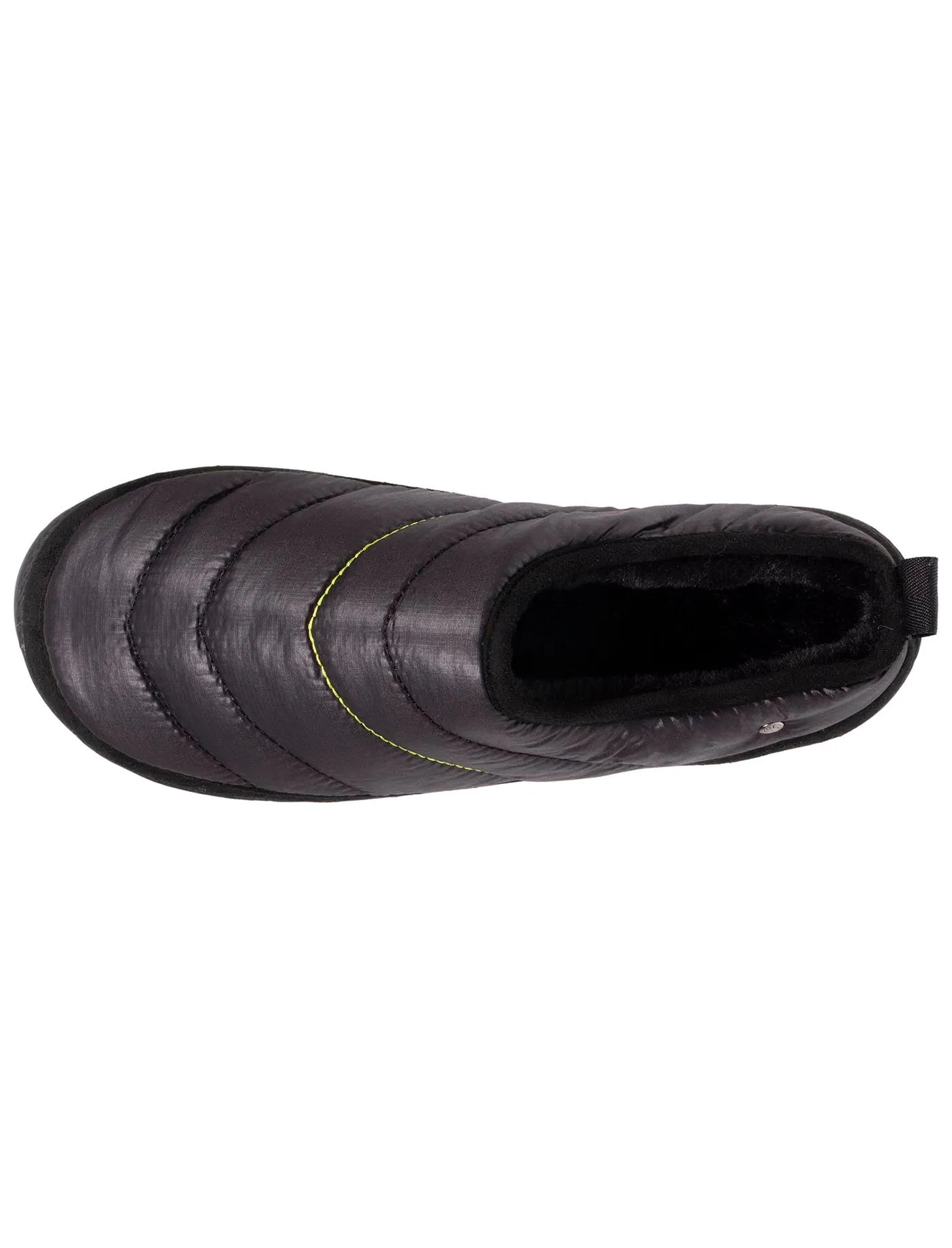 Chaussons mules crantée Homme Noir