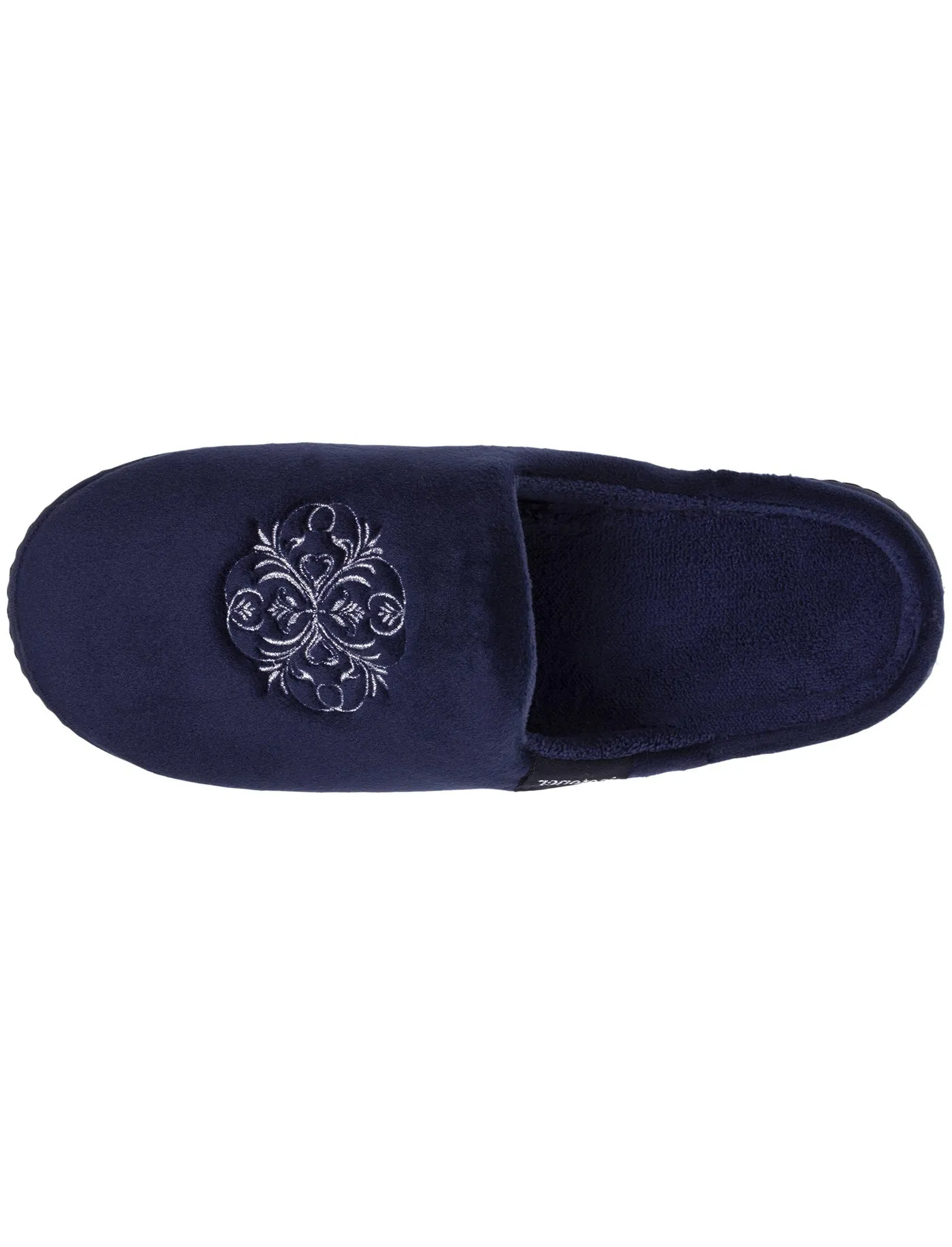 Chaussons mules Femme Marine blason