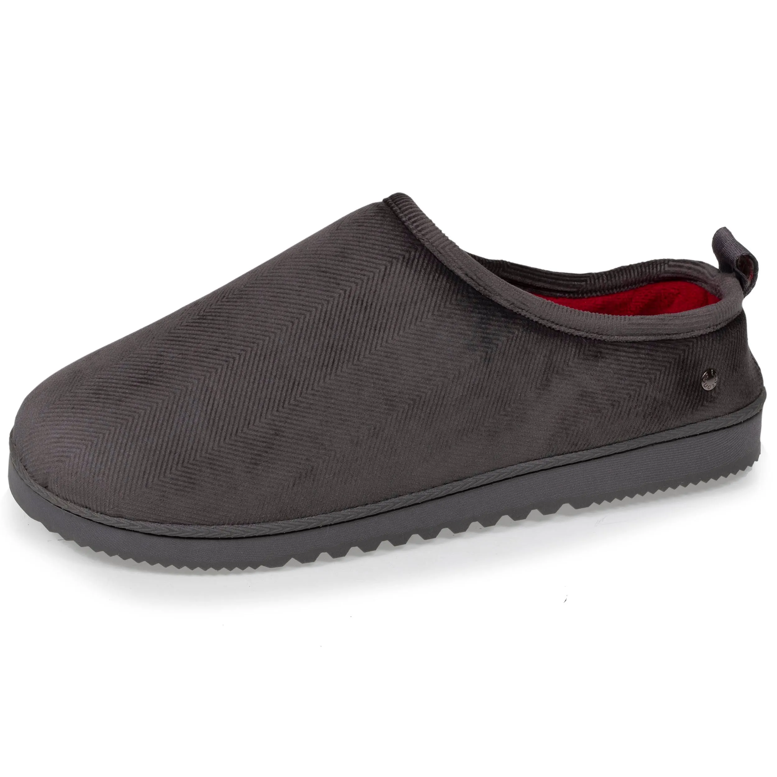 Chaussons mules Homme coton bio Gris