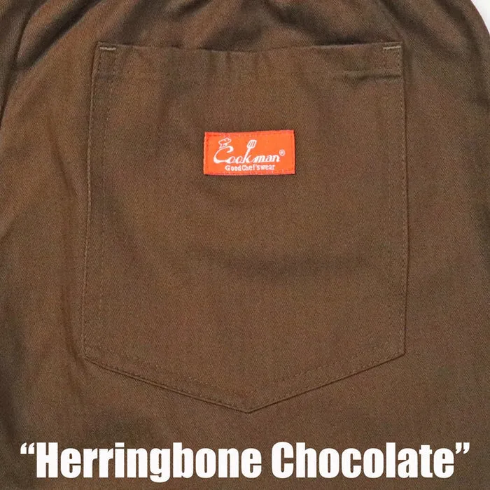 Chef Pants - Chocolate Herringbone