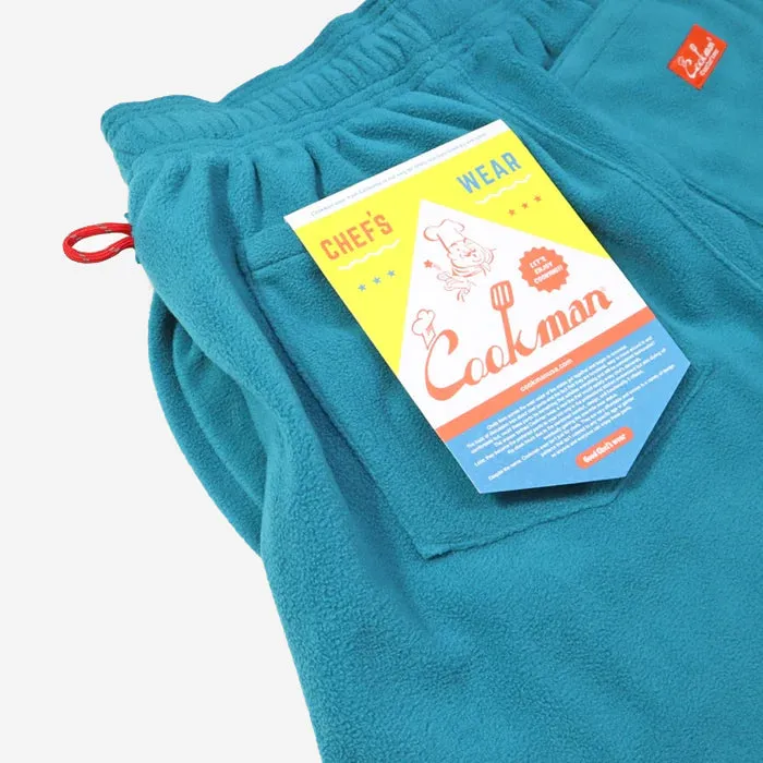 Chef Pants - Turquoise Fleece