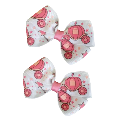 Cherish Hair Bow - Pink Cinderella