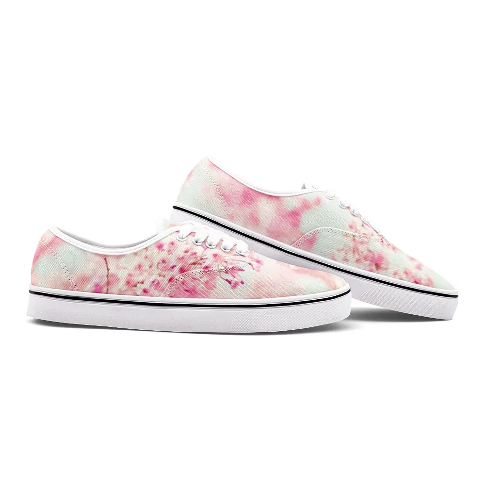 Cherry Blossom Low Cut Canvas Shoes