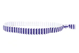 Chevron Royal Blue Elastic Headband (SKU 6002 HB)