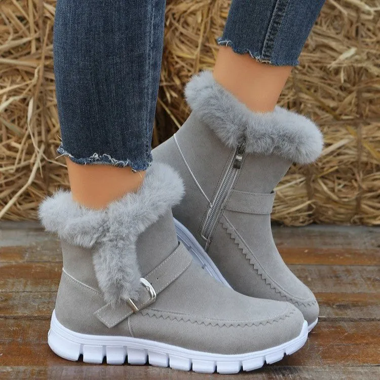 Chic Suede Ankle Boots