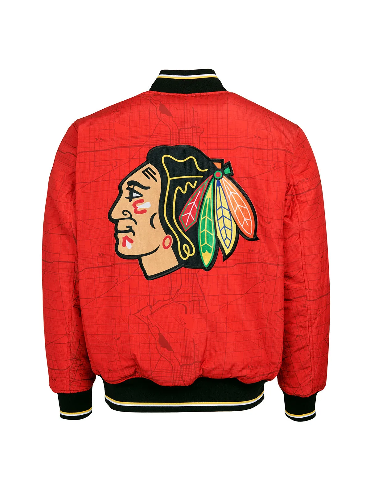 Chicago Blackhawks Reversible Bomber