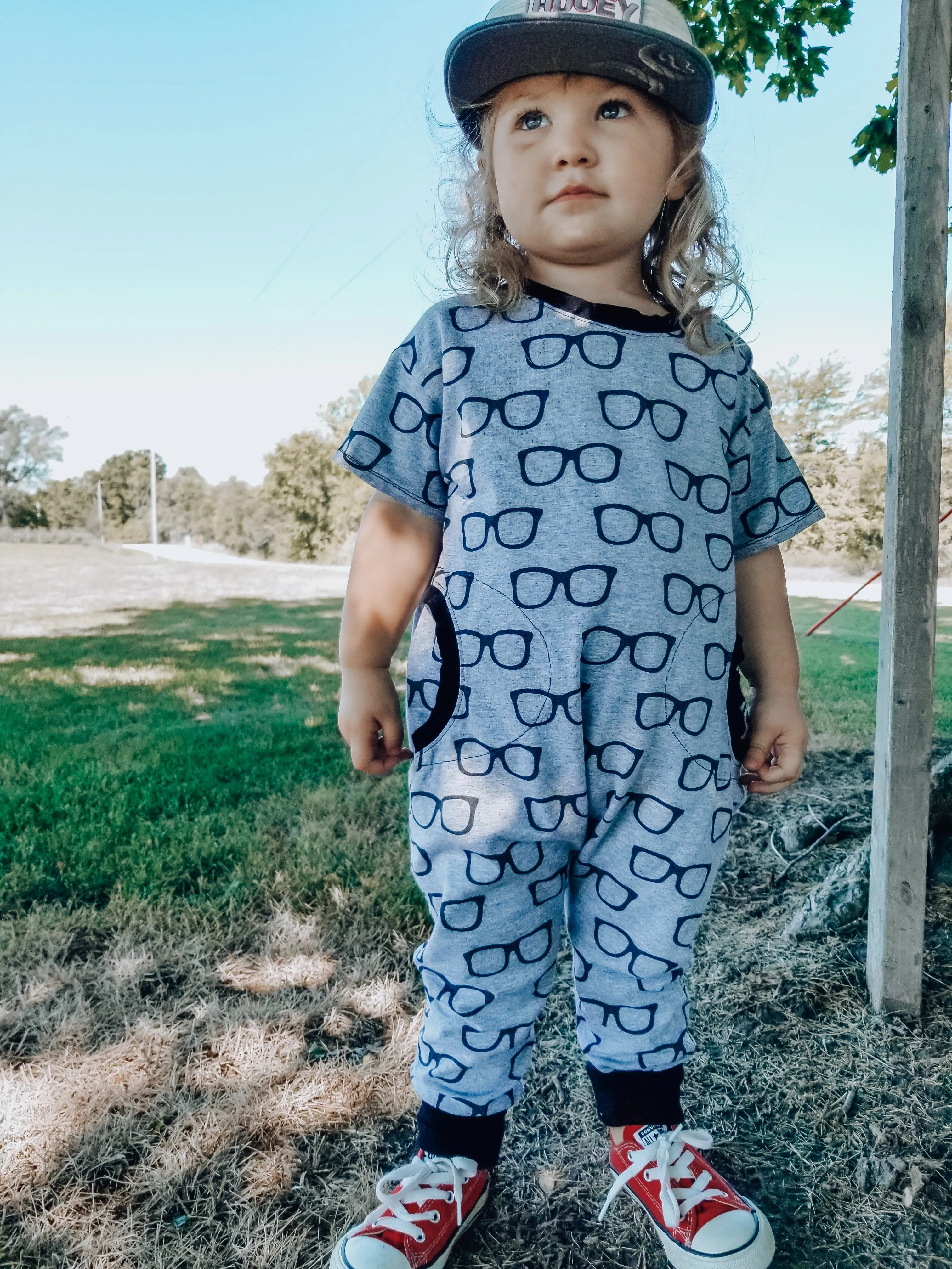 Child Alder Romper Digital Sewing Pattern Sizes NB-5T