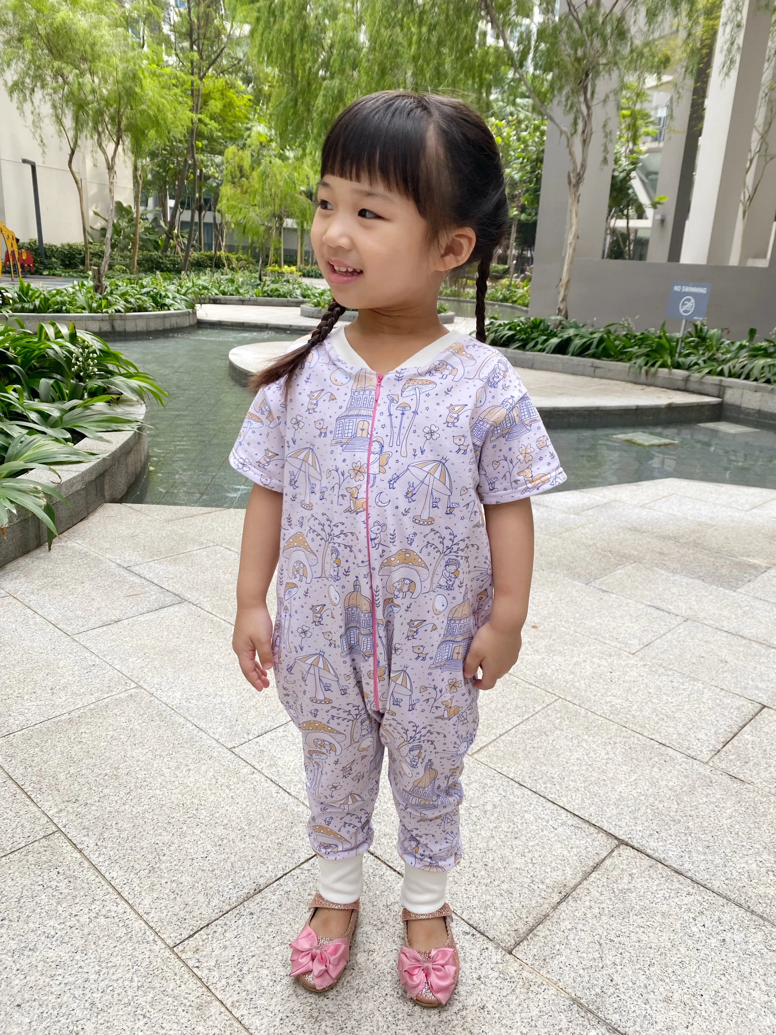 Child Alder Romper Digital Sewing Pattern Sizes NB-5T